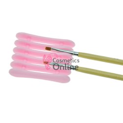 Suport pentru pensule de manichiura PB01, culoare Roz deschis